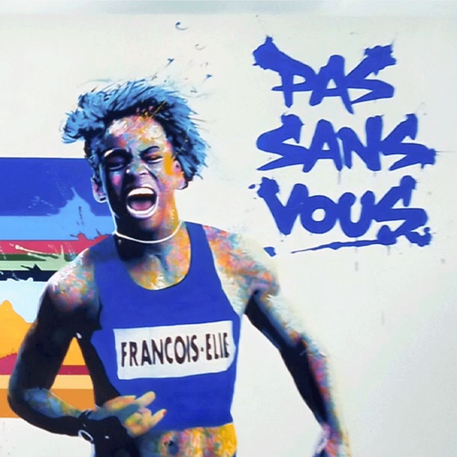 olympics athlete graffiti