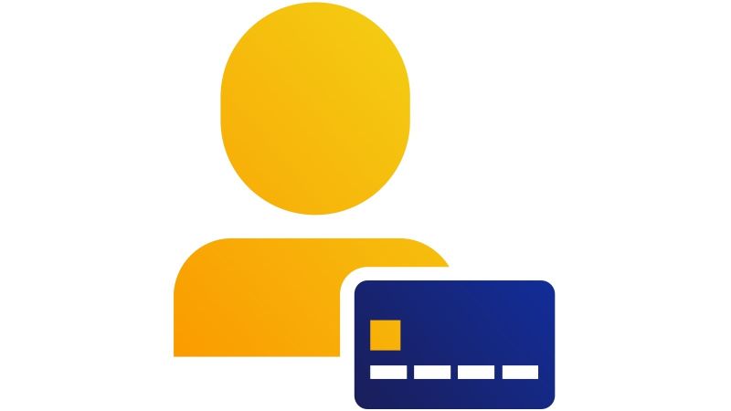 person and card icon